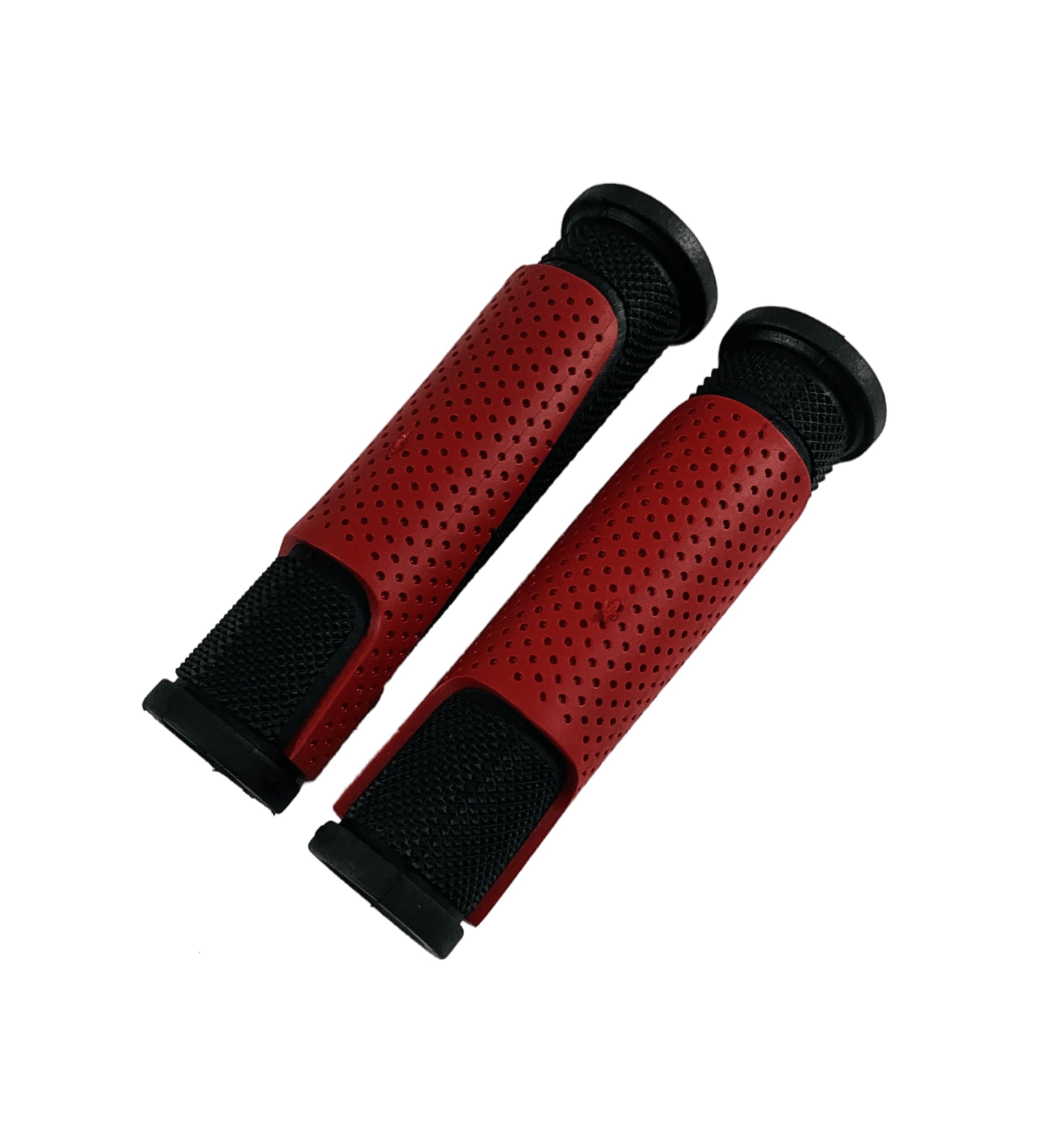 Senior Cycle Handle Grip for 24-29 Inch Bicycle Dual Color Soft Rubber Non Toxic Anti-Slip MTB/City Bicycle Handle Grip Length 13cm Multicolor (Black-Red) (B0CTXL7RVZ) Amazon Price History, Amazon Price Tracker