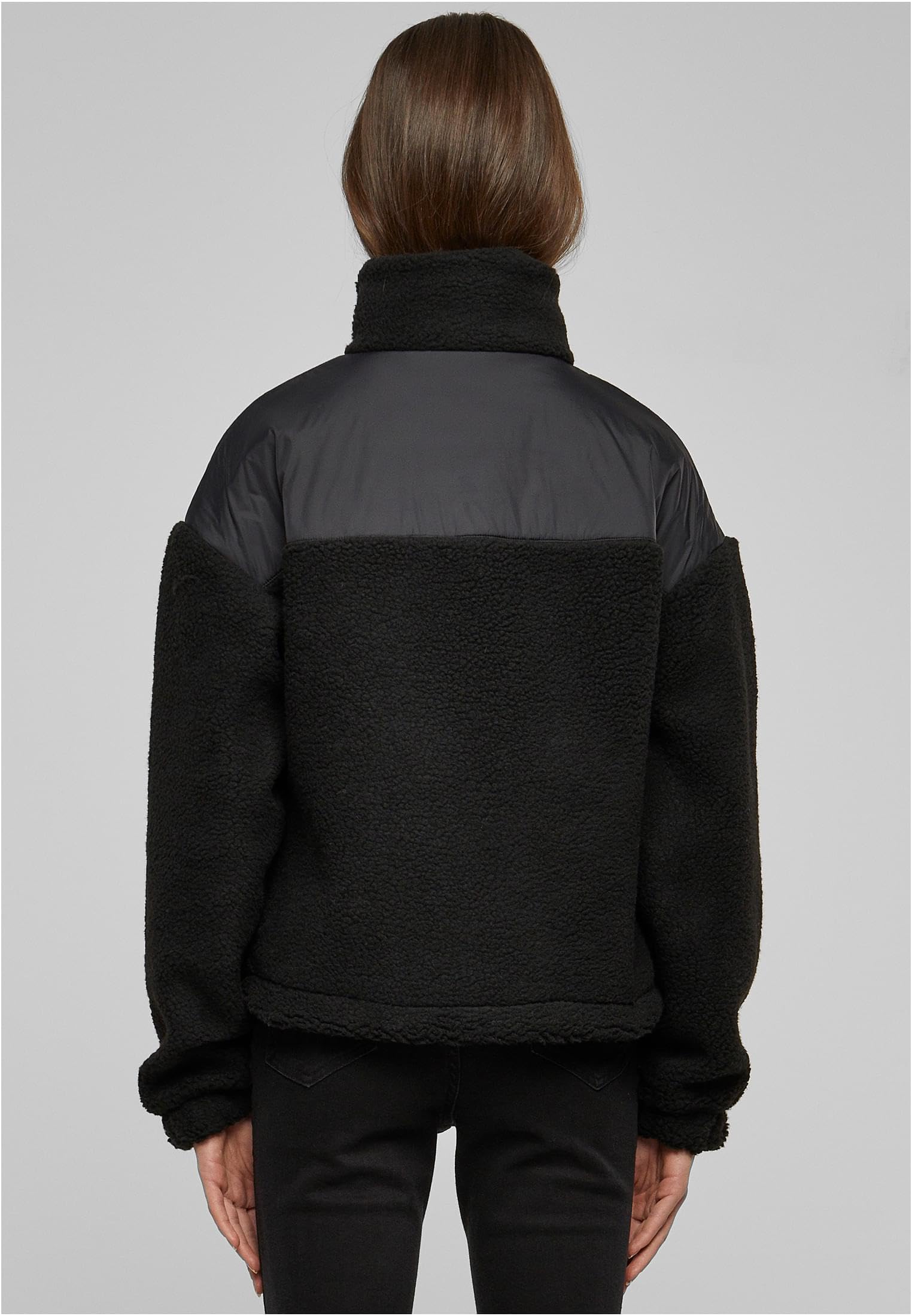 Urban Classics Damen Ladies Sherpa Mix Jacket