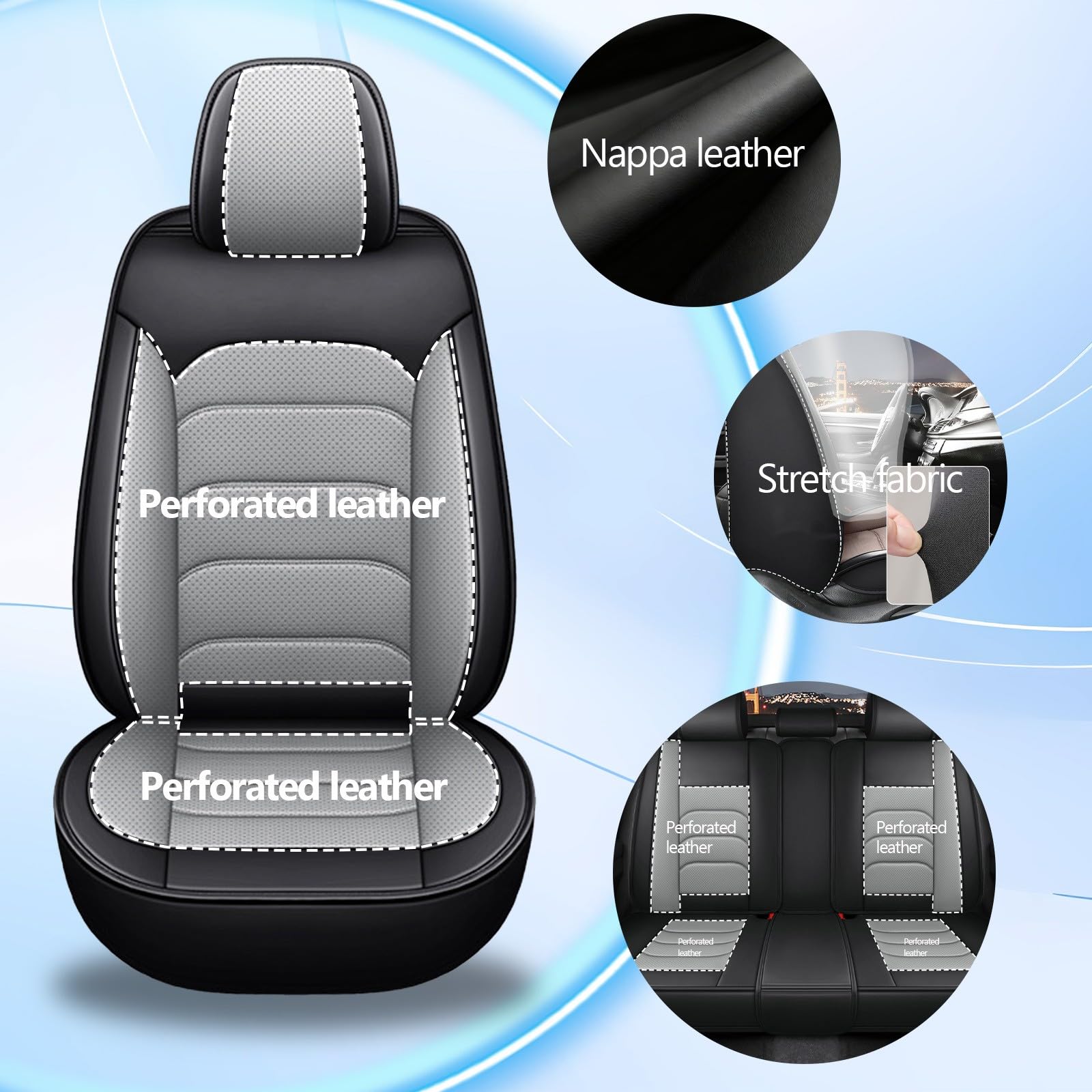 Auto Set Coprisedili per Audi Q2 2016-2022
