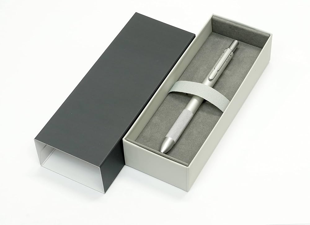 Amazon | 日本製 金属4メカニックすべり止め ノック式多機能ペン