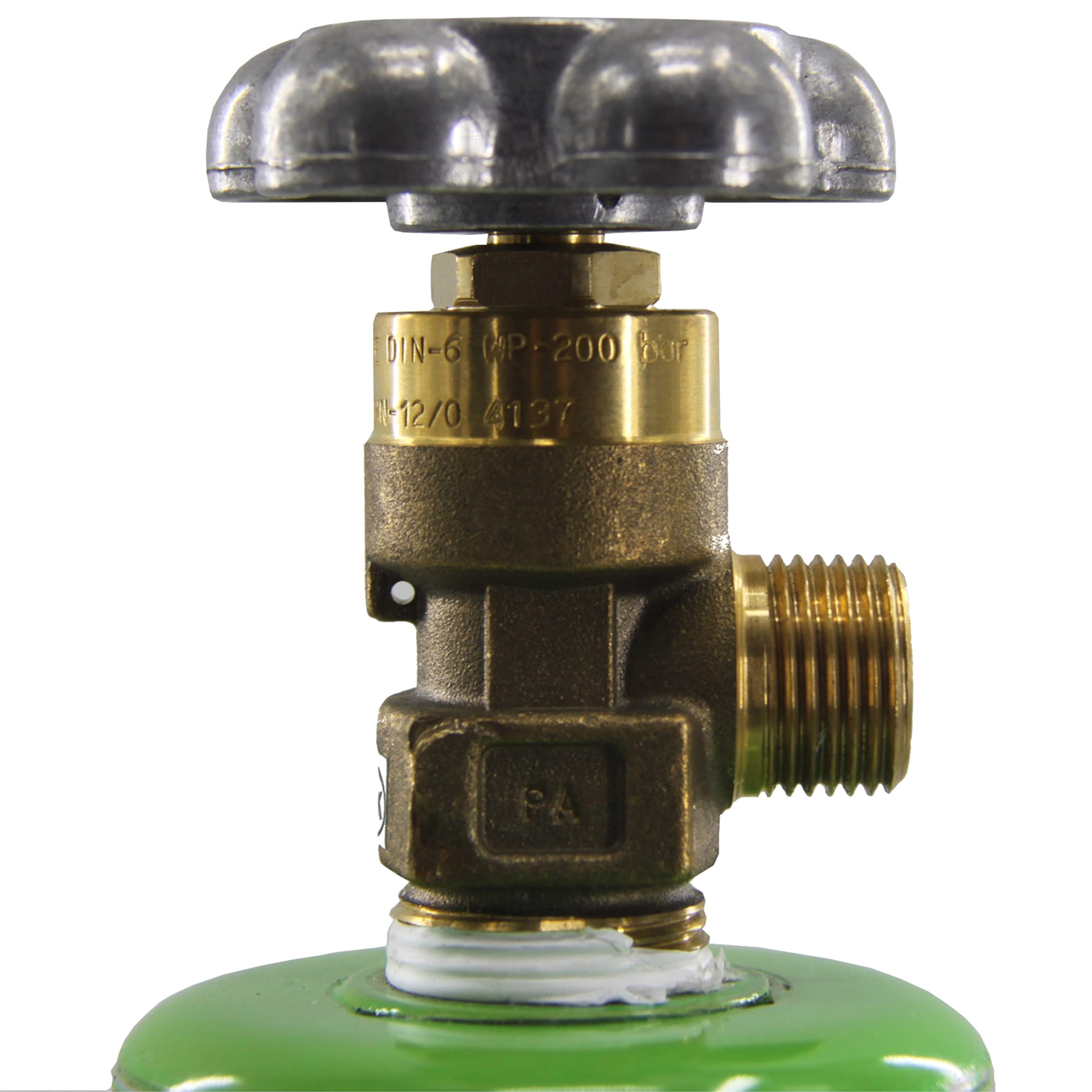 Argon/CO2 Mix bombola di gas 8 l, 150 bar, riempita con mini riduttore di pressione Argon/CO2, 2 manometri e regolazione precisa della pressione del gas, set di bombola di gas di alta qualità per