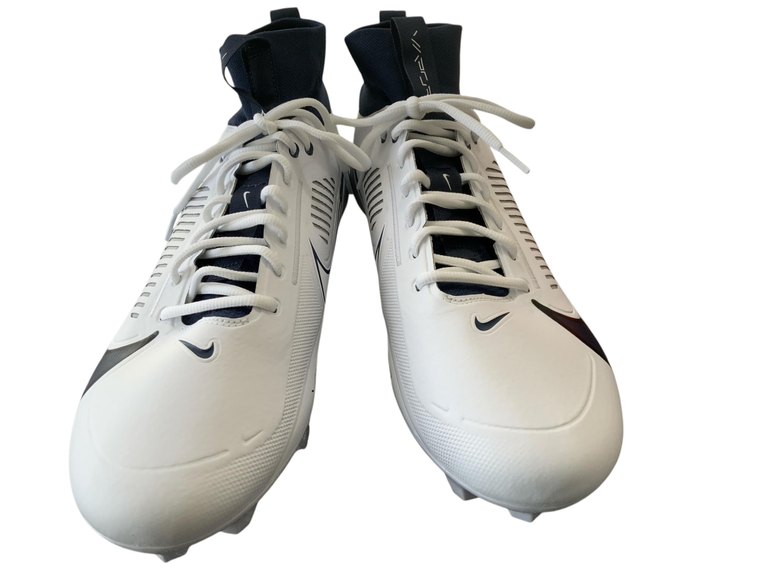 Nike Vapor Edge Pro 360 2 Men's Size 14.5 White Blue Football Cleats