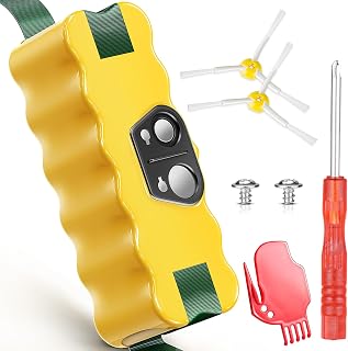 Morpilot 5500mAh Akku für iRobot Roomba, NI-MH Ersatzakku für iRobot Roomba 500 521 530 560 563 565 600 605 615 620 621 630 650 651 671 676 680 681 690 695 700 760 770 780 782 865 866 871 880 886