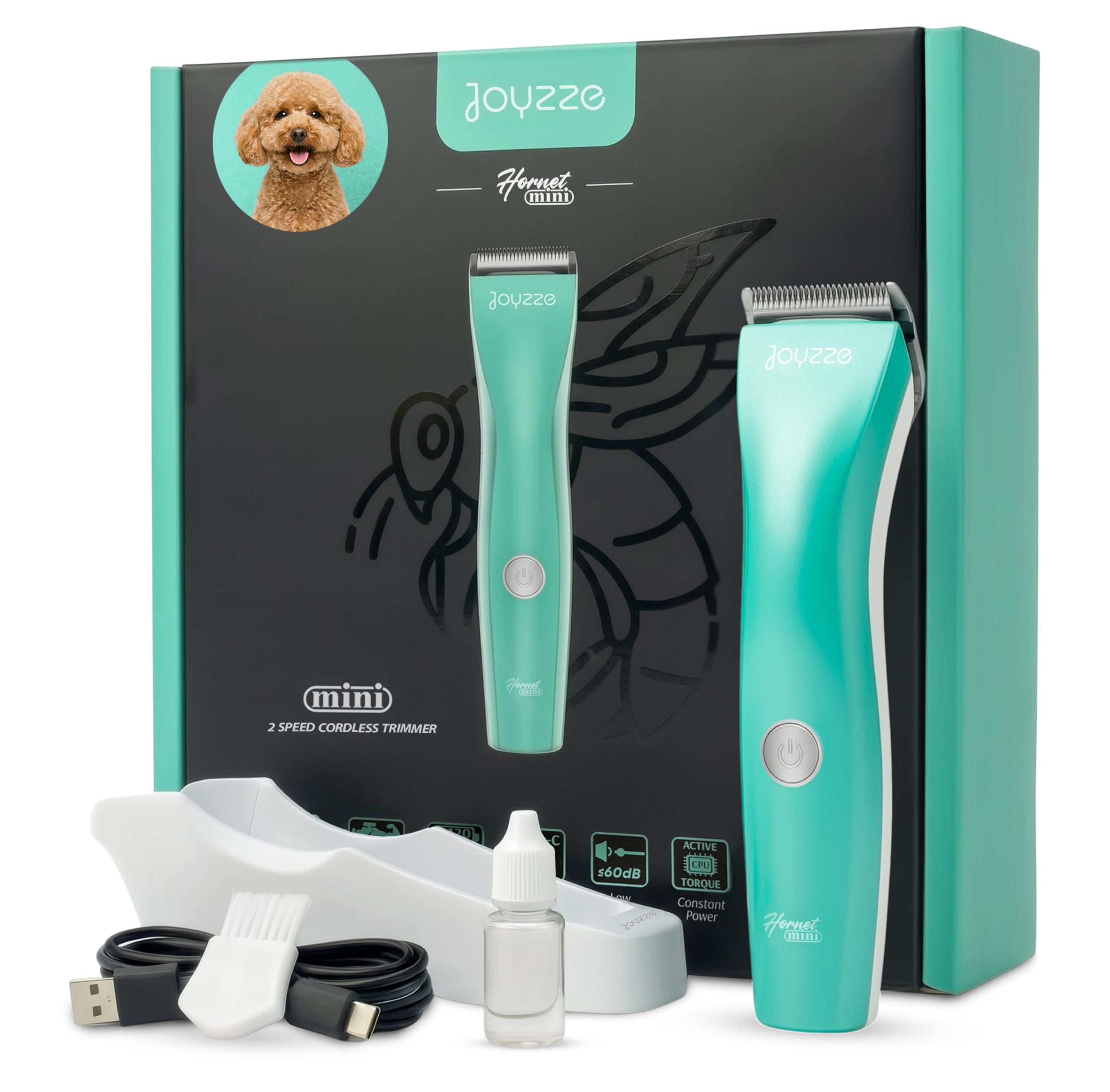 JOYZZE Hornet Mini Trimmer - Compact and Portable Pet Grooming