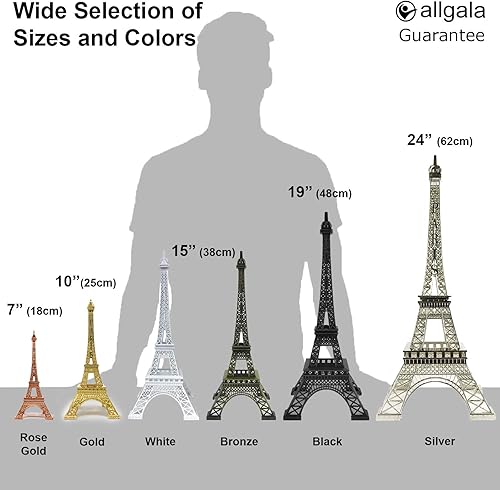 Miniatura 5 de allgala - Torre Eiffel decorativa elaborada en aleación de metal