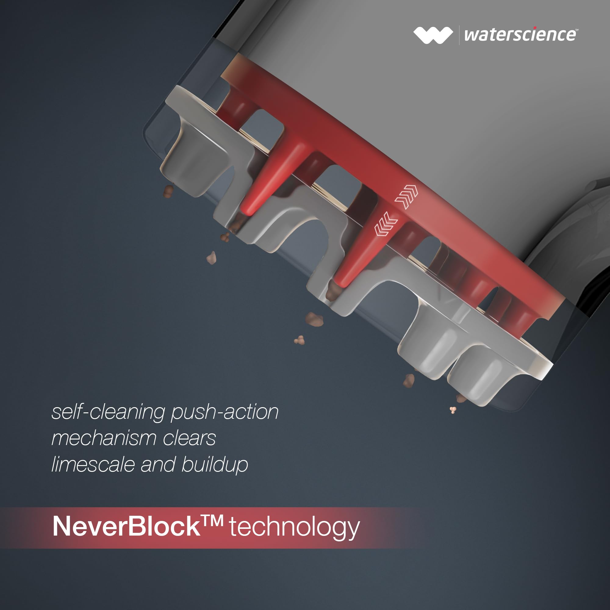 WaterScience NeverBlock™ Health Faucet for Toilet | Jet Spray | Self-Cleaning | Without Hose | Up to 40% Water Saving | Chrome Finish - PURO-HFS-625 2