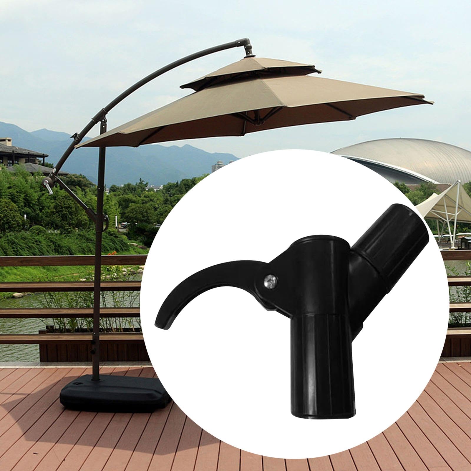 BASE PER OMBRELLONE IN CEMENTO 44X28 CM CON SUPPORTO - Basi Ombrelloni