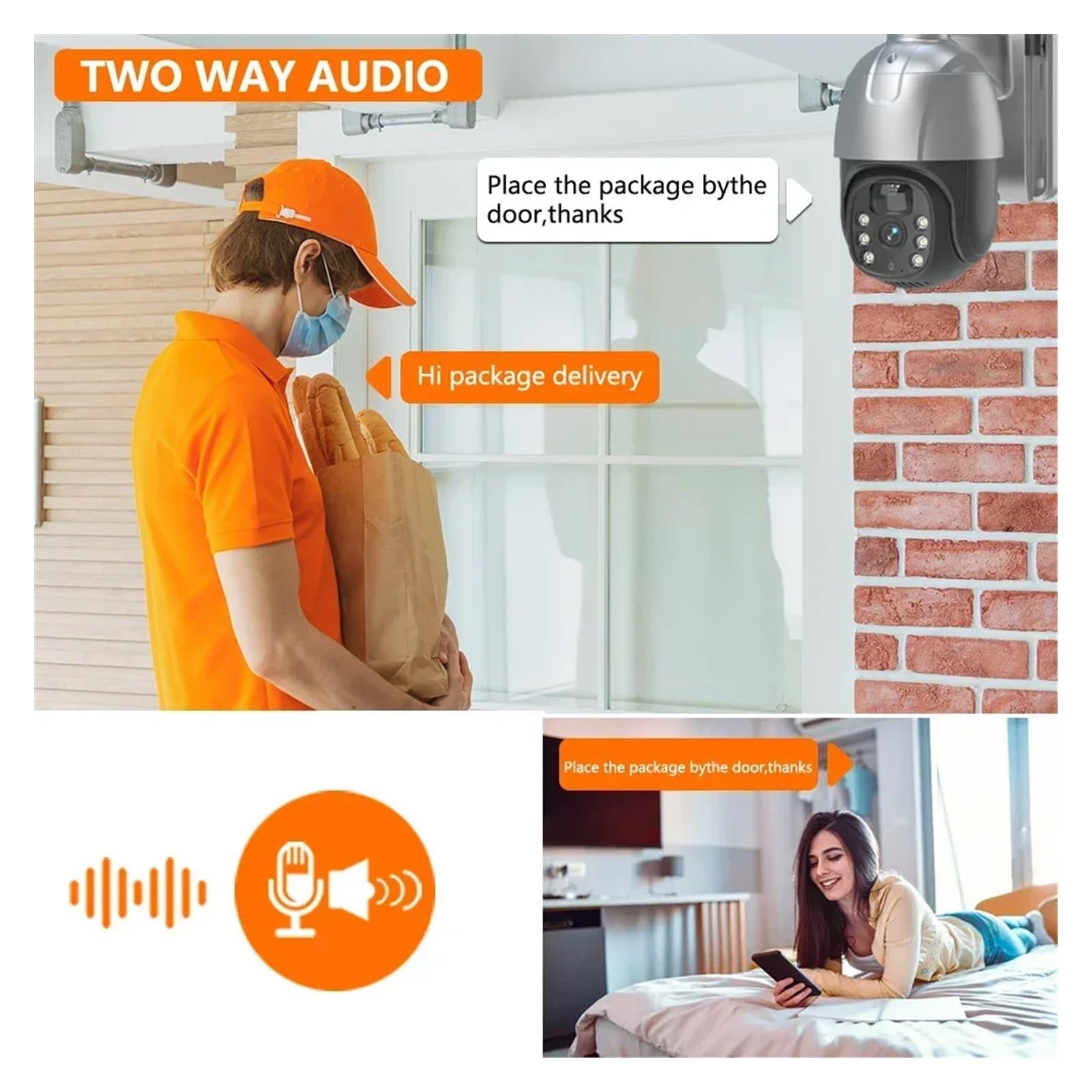 Kamery bezpieczeństwa, Kamera IP PTZ 5MP WIFI Solar Z Wbudowaną Baterią, Czujnikiem Ruchu PIR, Do Monitoringu Zewnętrznego, Dwukierunkowym Dźwiękiem(WiFi Add 32G Card)
