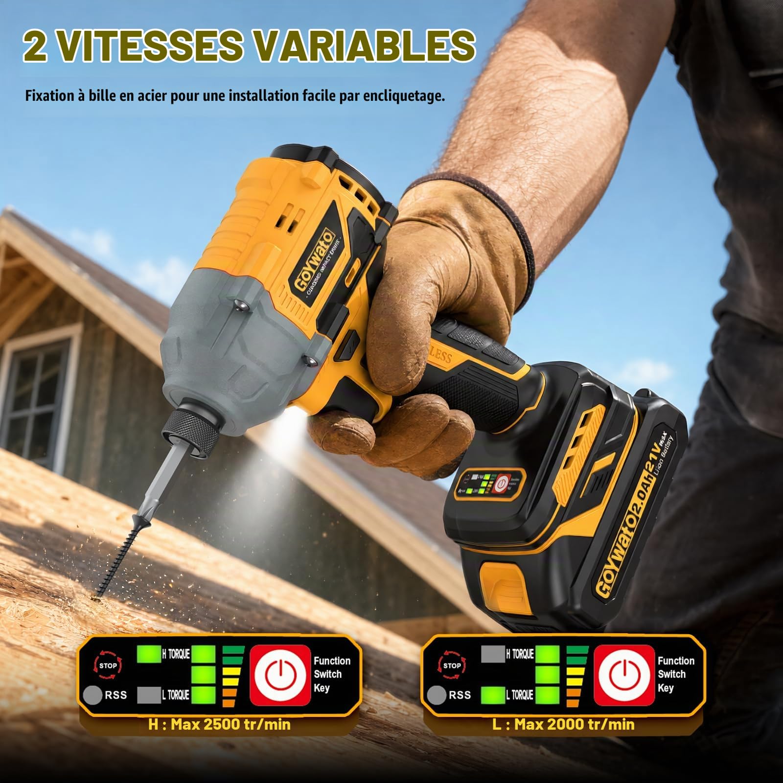 Perceuse Combi 21V avec Moteur Sans Balai