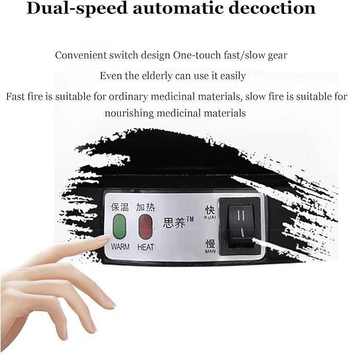 Olla Eléctrica Automática para Medicina Herbal, Cocedor de Decocción China miniatura 4