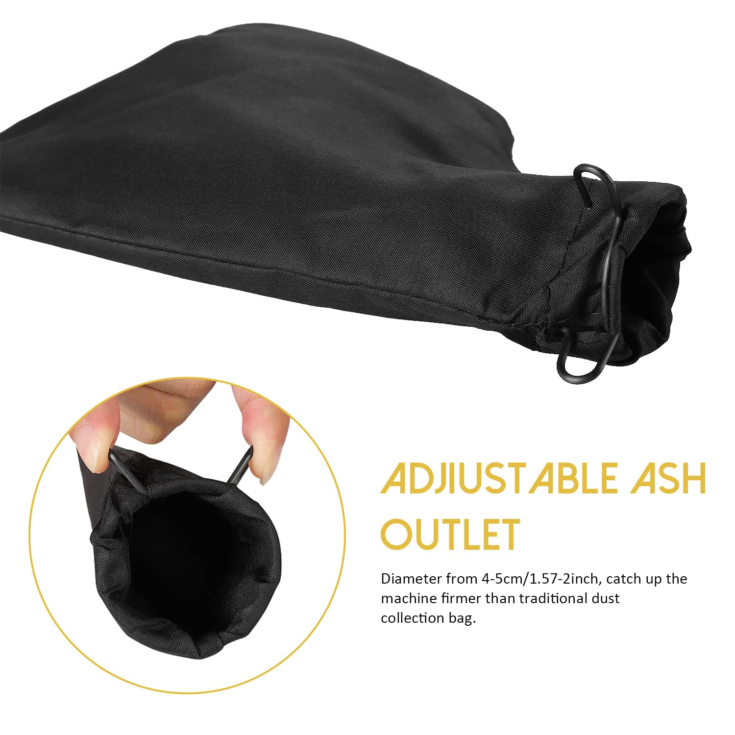 sabotage様用 Dust Collector Bag for 255 Miter Saw,Adjustable Dust Jacket