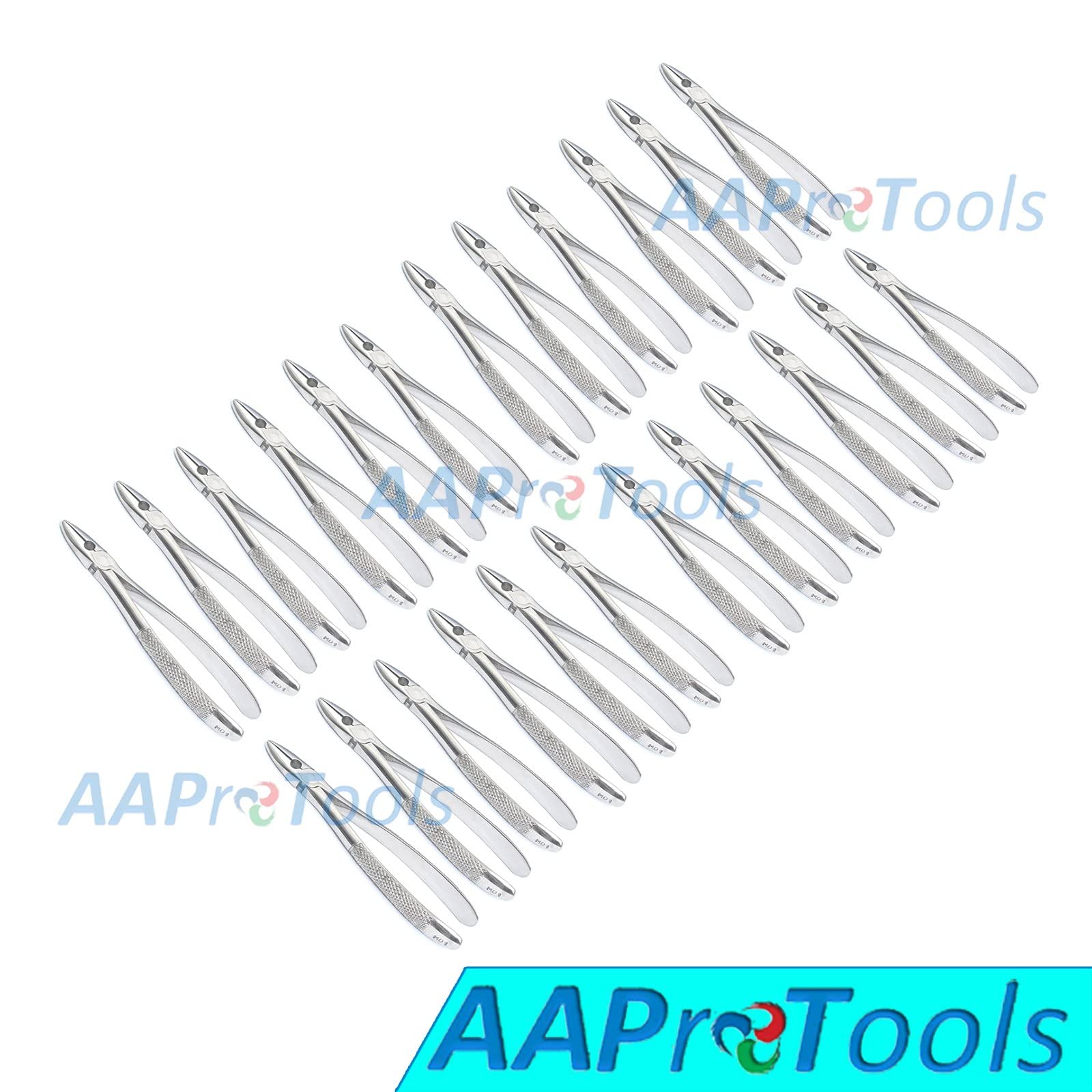 AAPROTOOLS Set of 24 Dental EXTRACTING Forceps #MD1 Dental Extraction Instruments A+ Quality