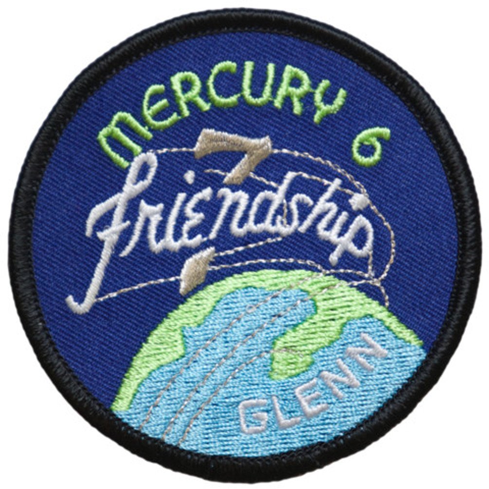 Klicnow Mercury 6 Mission Embroidered Patch (Official Patch) 7.5cm Dia approx