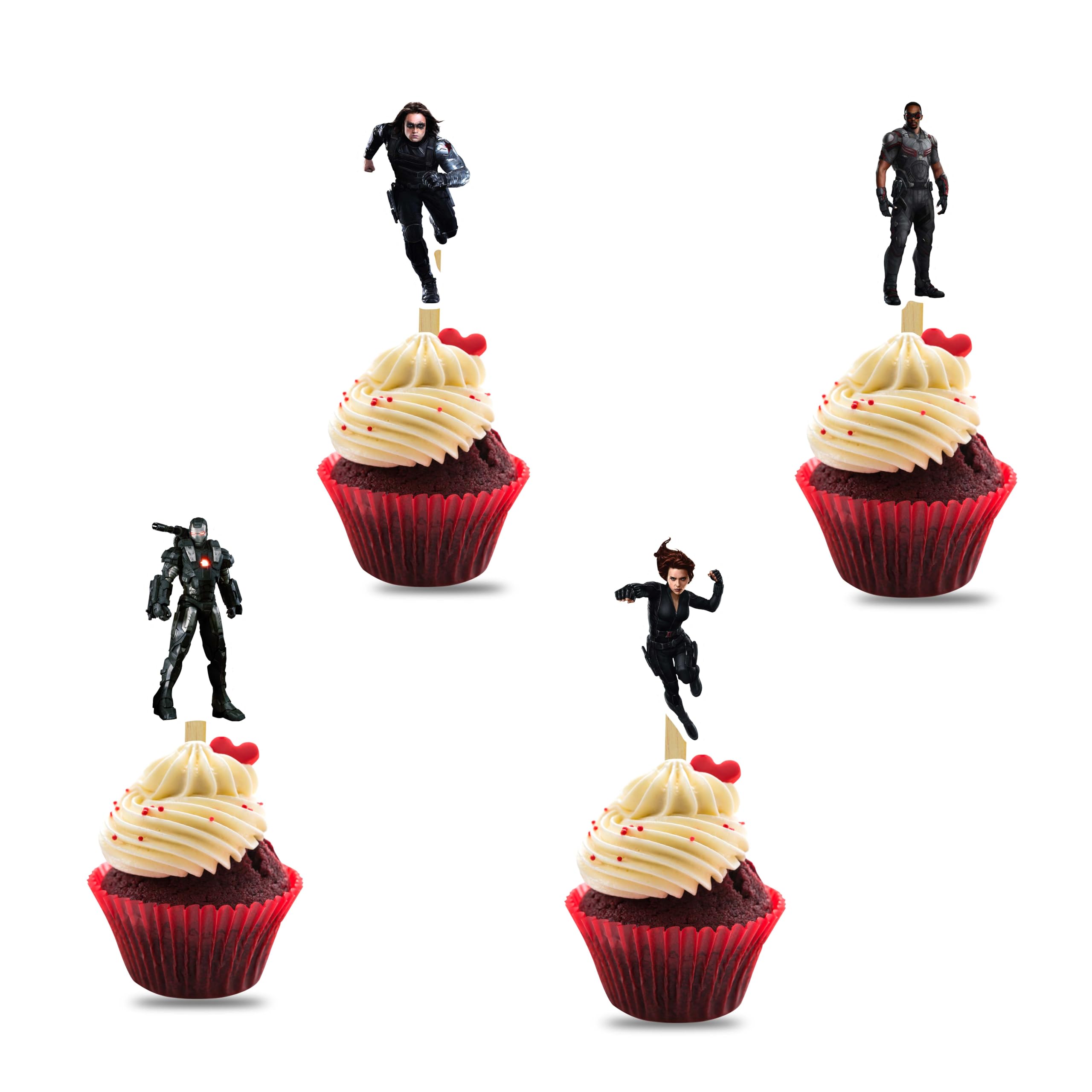 Wntr Slder Cupcake Topper - Birthday Decorations.