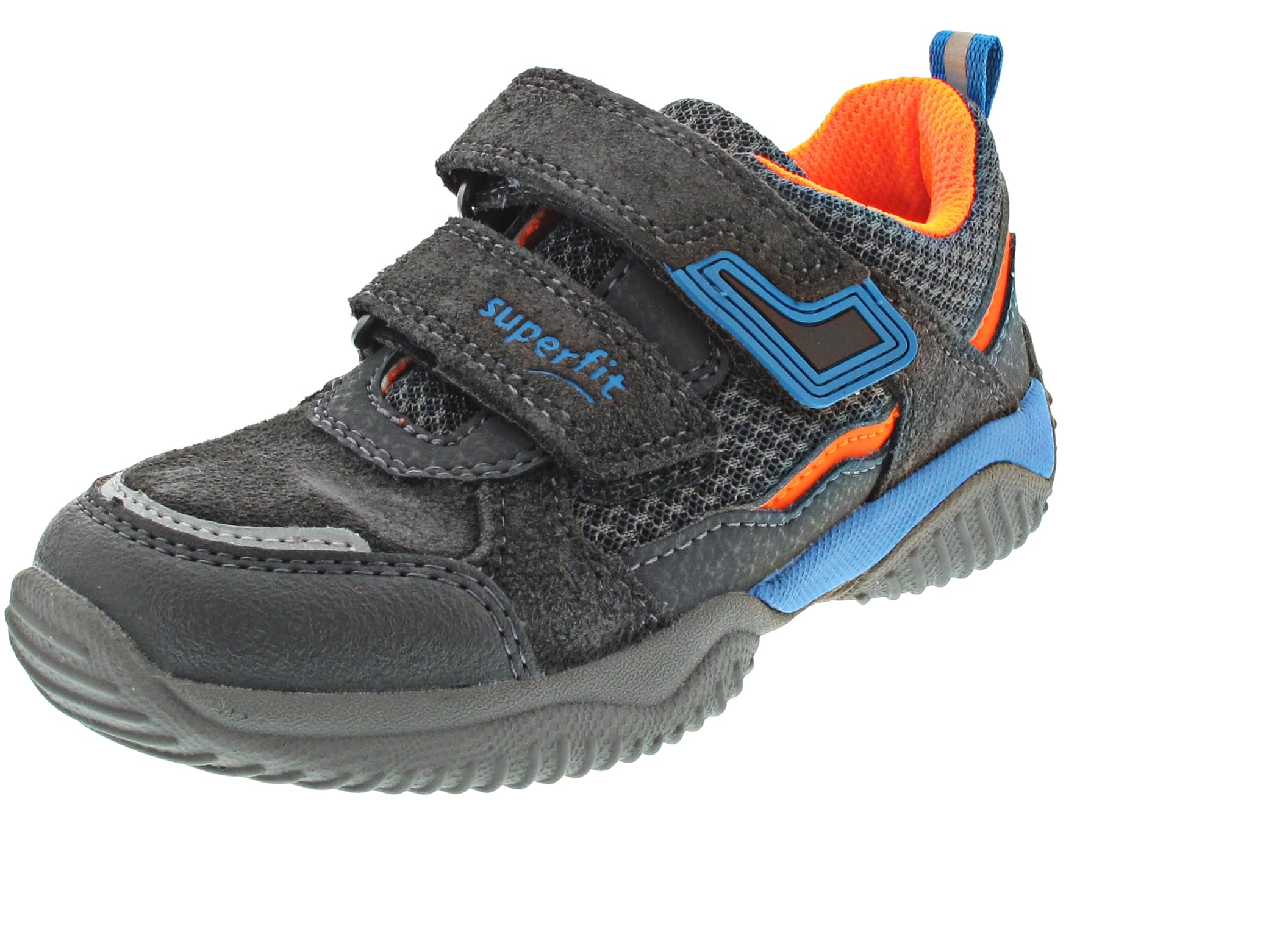 Superfit Storm Jungen GRAU/ORANGE 2000 Sneaker, 31 EU