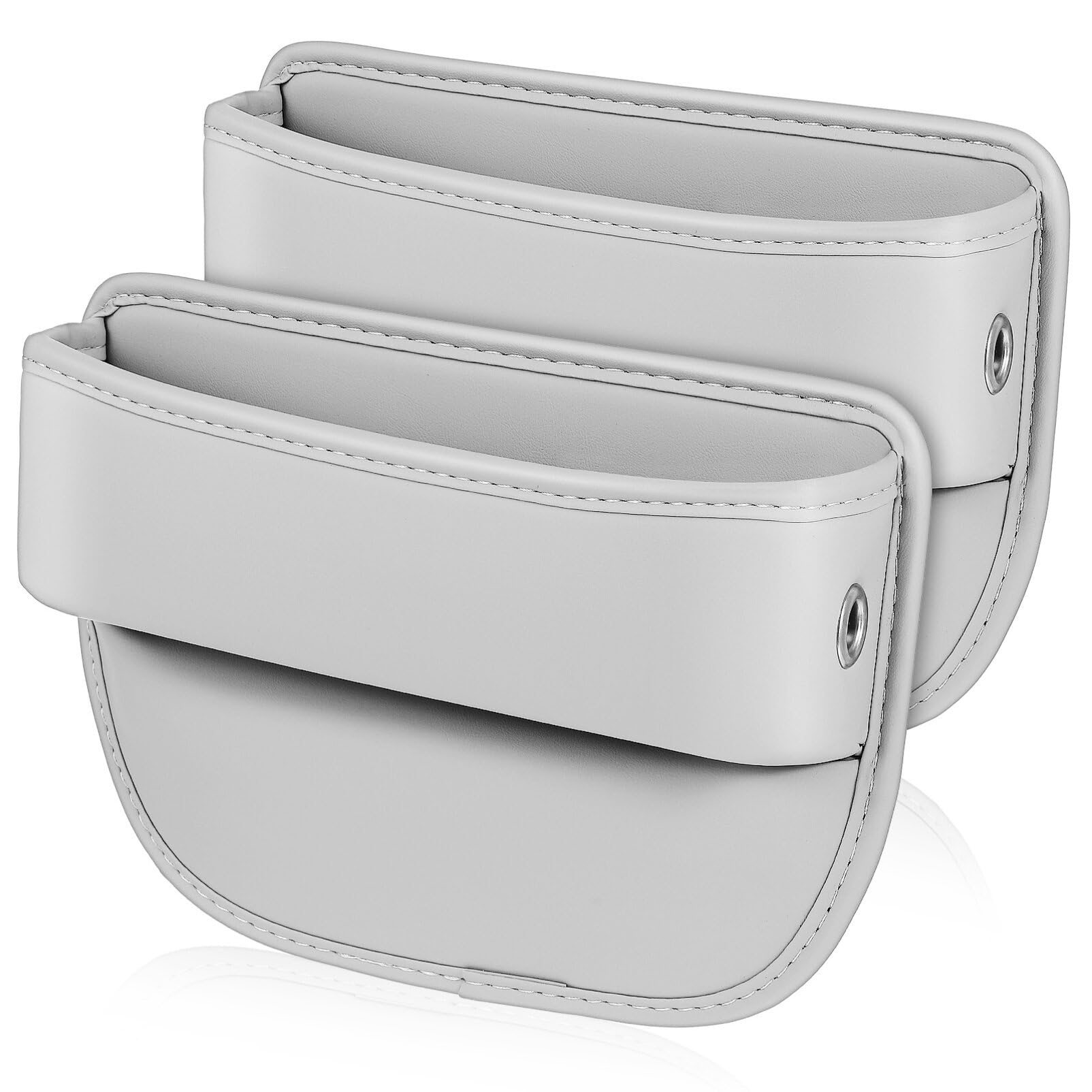 Gatuida Pezzi Organizer Auto 2 per Fessura in Cuoio Sedile