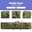 RUBY.Q 46 Rifle Bag, Green Tactical Long Rifle Backpack, Portable Shotgun Case for Firearm Storage and Transportation, Suitable for Outdoor Hunting Shooting (46 Green)