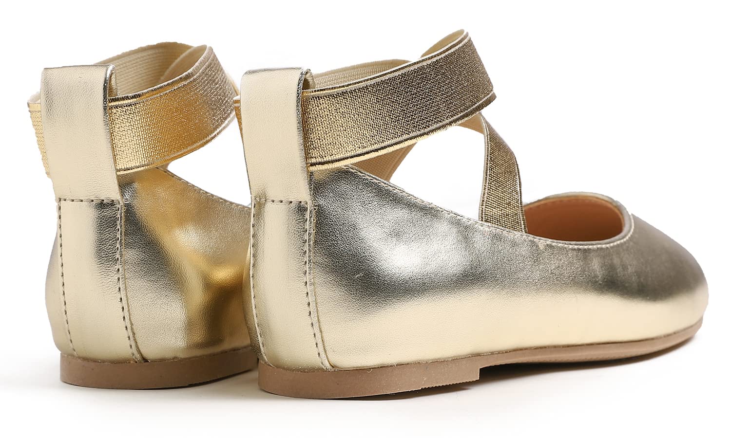 Feversole Kids Filles Mary Jane Strap Chaussures Plates Ballerines Princesse Chaussures Plates Chaussures d'école Plates À Bride