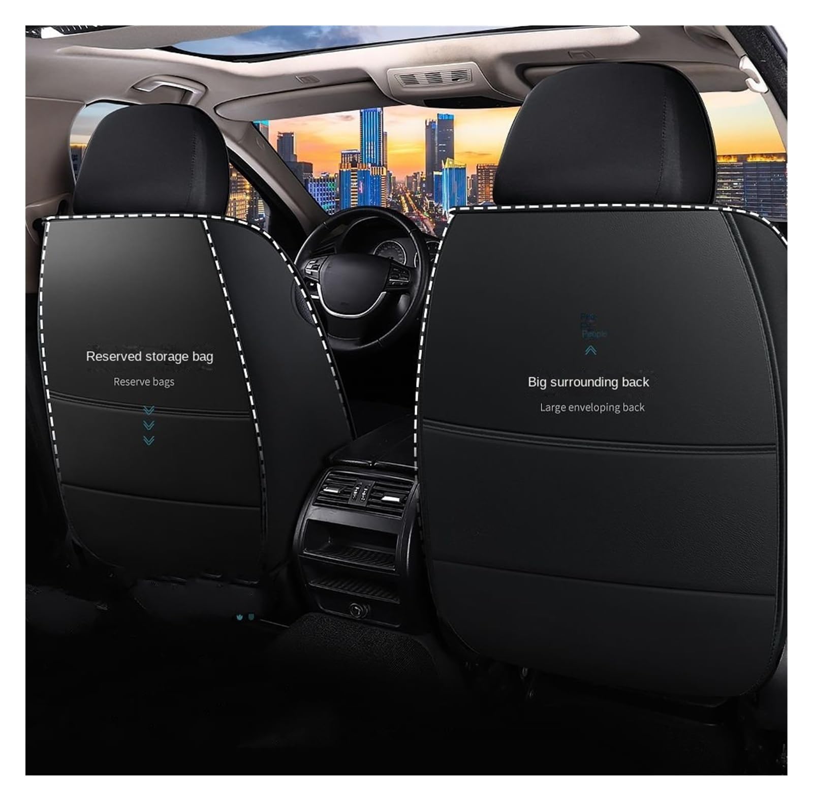 Housses Siège Auto Pour Peugeot Tous Les Modèles 4008 RCZ 308 508