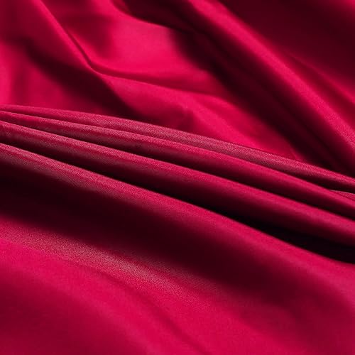 Miniatura 2 de Bandera de abanico plisada de color liso rosa puro de 3 x 6 pies, 2 banderas de abanico plisadas en color rosa puro para interiores y exteriores,