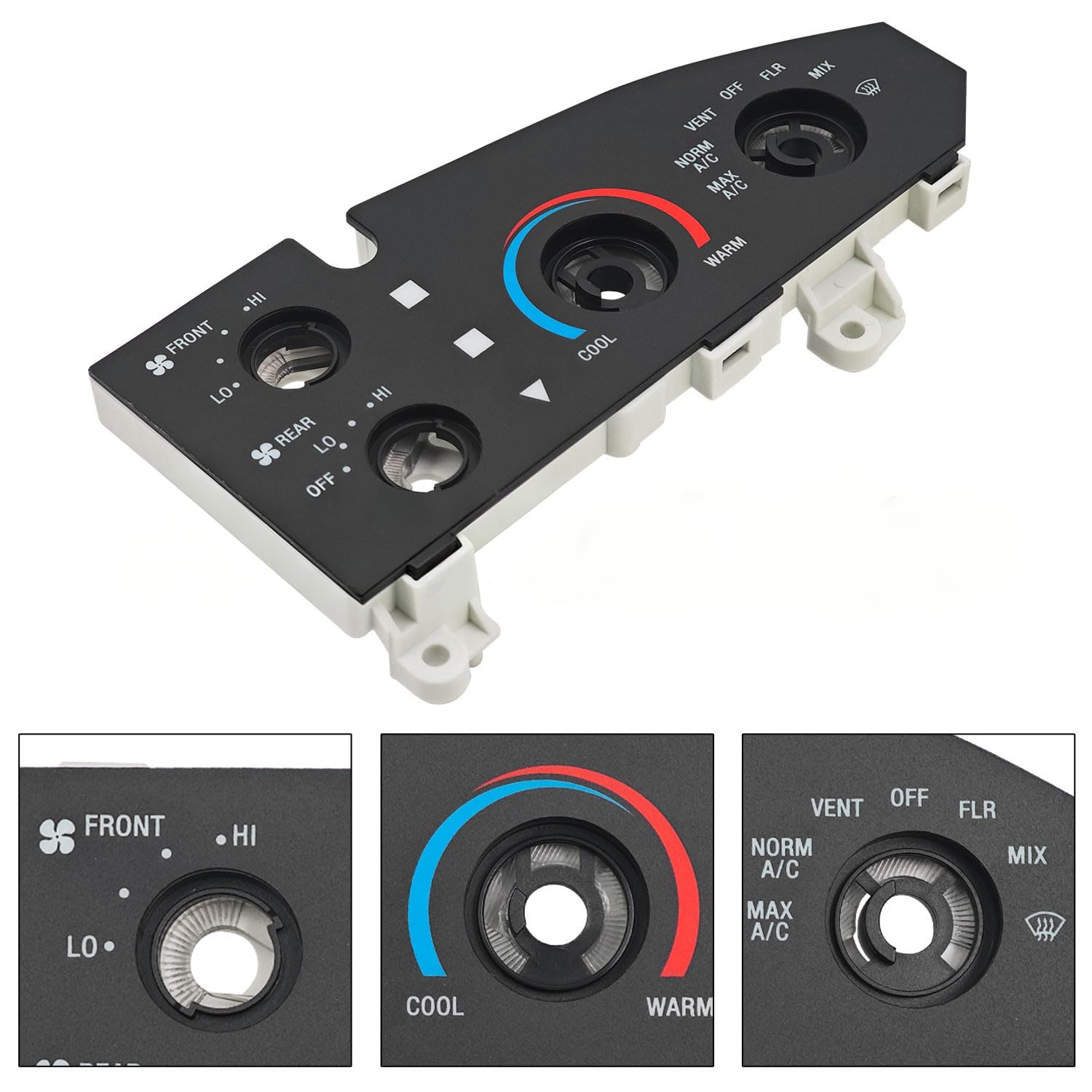 5C2Z19980BA AC Heater Climate Control Panel for Ford E-Series Econoline E150 E250 E350 E450SD Van Air Conditioning Temperature Control Panel Switch 5C2Z-19980-BA