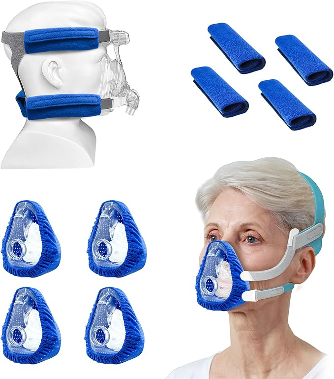 4 Pack CPAP Strap Covers for Resmed Headgear Strap & 4 Pack