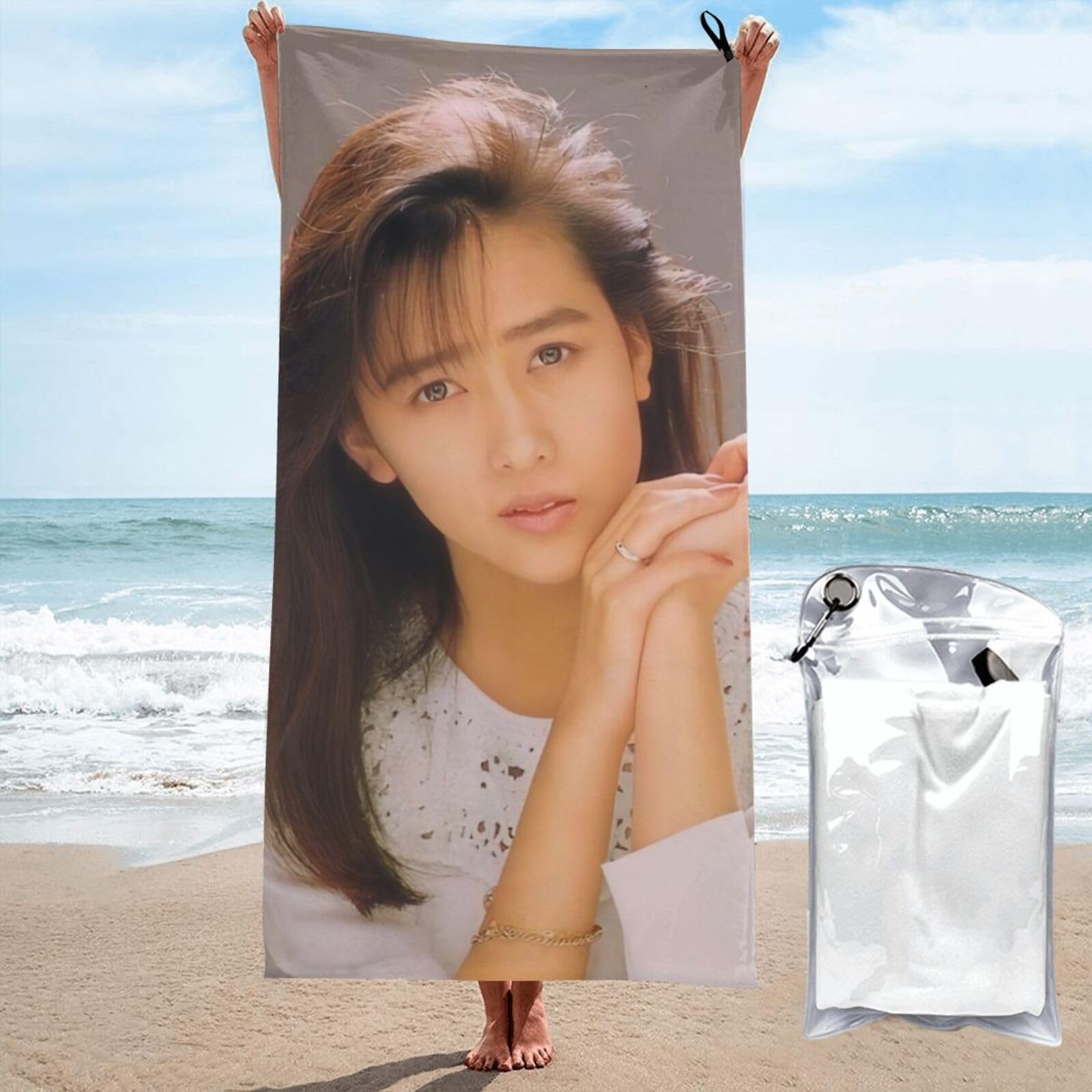 Amazon｜工藤静香 (3) タオルにはボタン掛けのリボンが付いていて