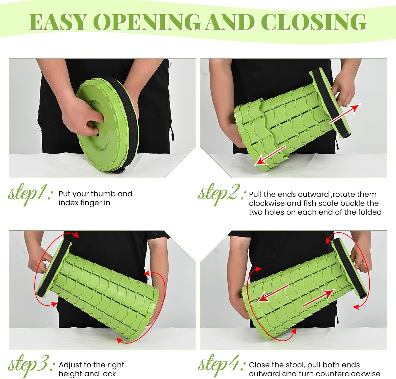 折りたたみスツール アップグレード式折りたたみスツール耐荷重200kg 2in1