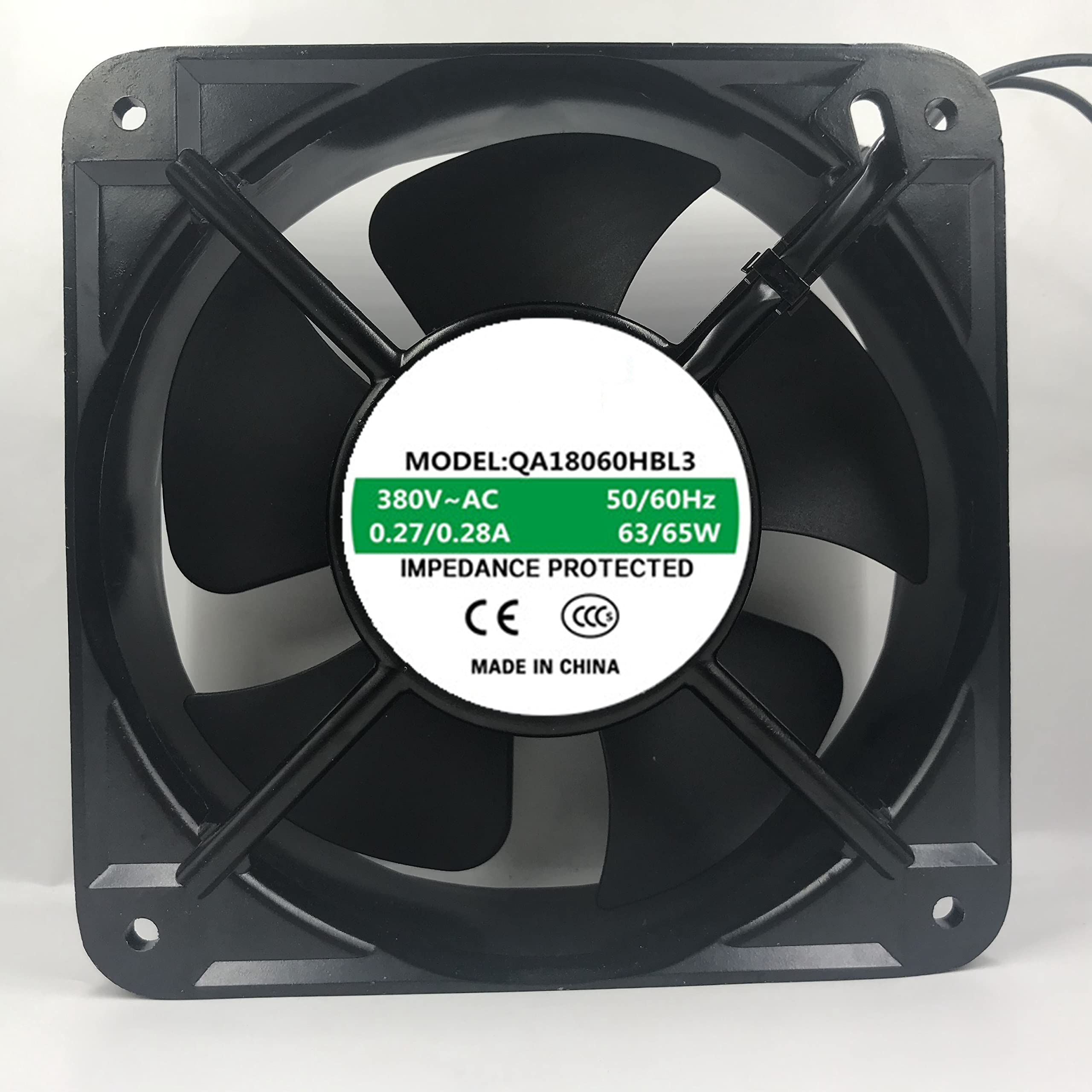 CZVJUKBYP 380V 0.28A 65W 18060 Cooling Fan 180X180X60mm