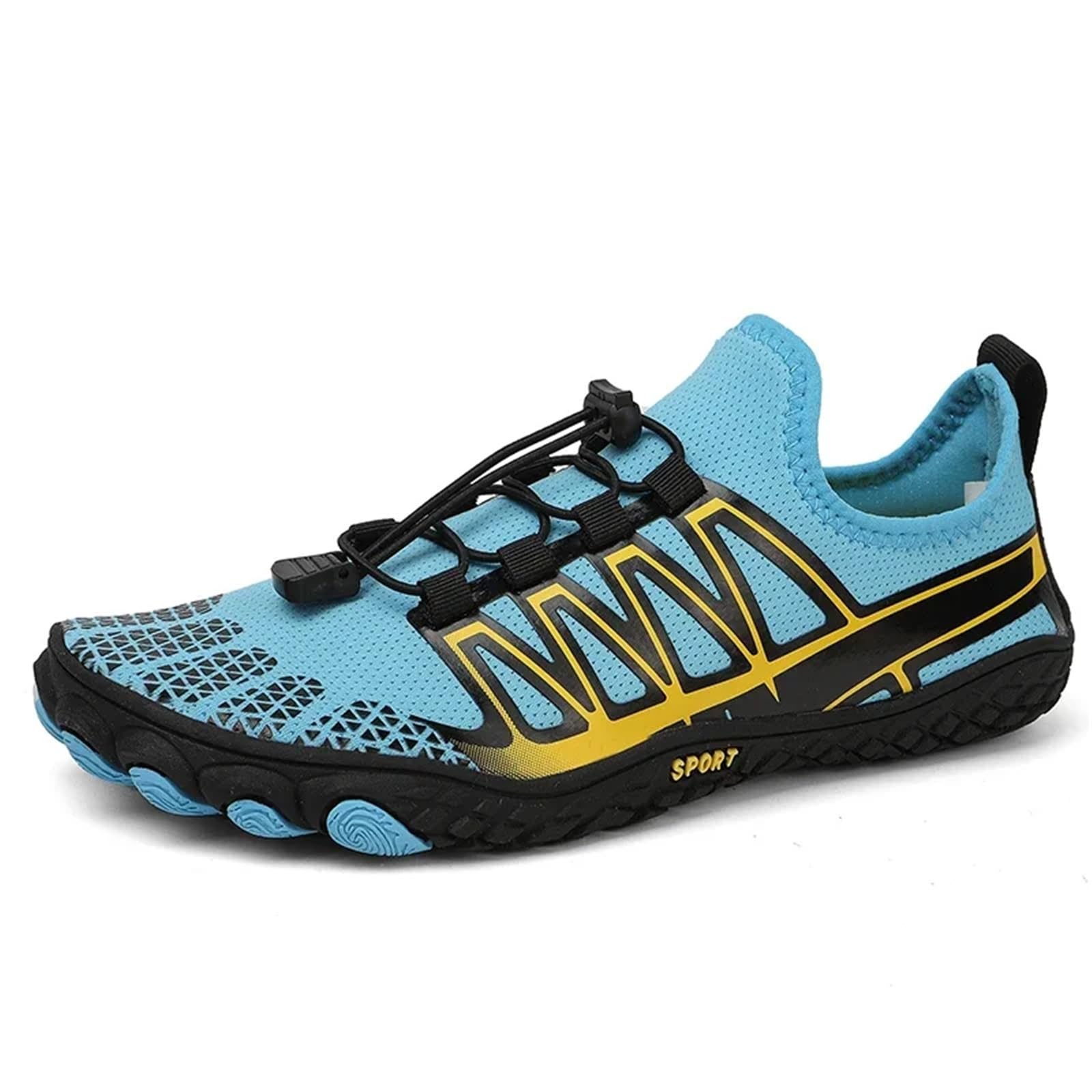 Zapatos de Playa for Hombre y Mujer, Descalzos, for natación en el Agua, Fitness y Entrenamiento, for Verano, for vadear al Aire Libre, Talla Grande(Blue,45)