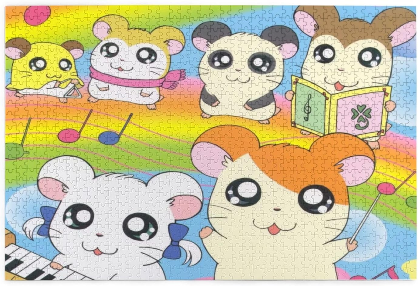 Amazon | とっとこハム太郎 500 ピース ジグソーパズル 木製 減圧