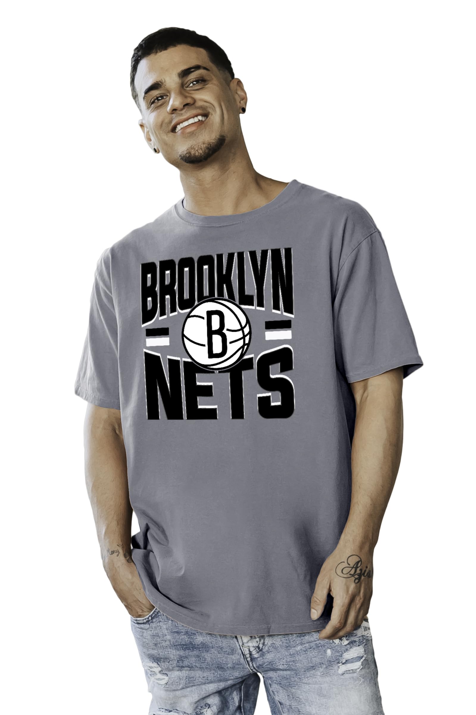 Blue 84 NBA Unisex-Adult NBA Officially Licensed T-Shirt Ringspun Bold Team Color