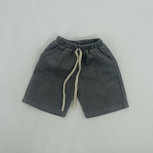 Miniatura 5 de Pantalones cortos de figura de hombre a escala 1/12, ropa en miniatura, ropa de muñeca hecha a mano, disfraz para modelo de muñeca de 6 pulgadas,