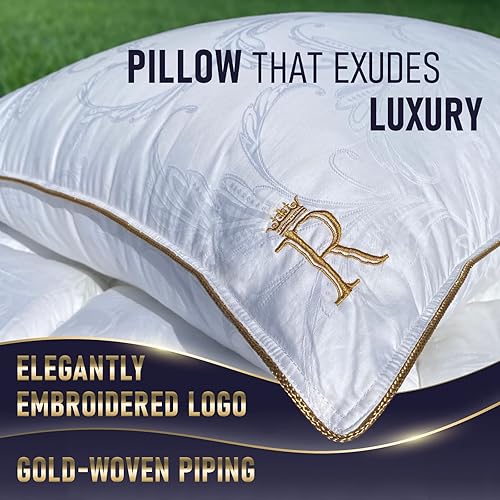 Miniatura 5 de Royal Therapy Almohadas de cama (microfibra de gel, almohada corporal (paquete de 1))