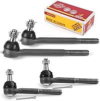 Vista 142 de Metrix Premium Chassis Parts - Kit de 4 piezas de extremos de barra de acoplamiento frontal exterior e interior compatible con Nissan Pathfinder