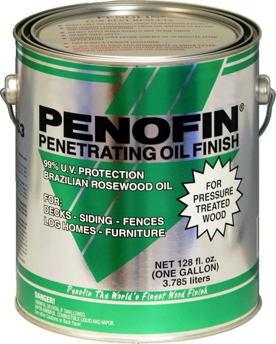 Penofin F3PTTGA Oil Finish for Pressure Treated Wood, Tahoe