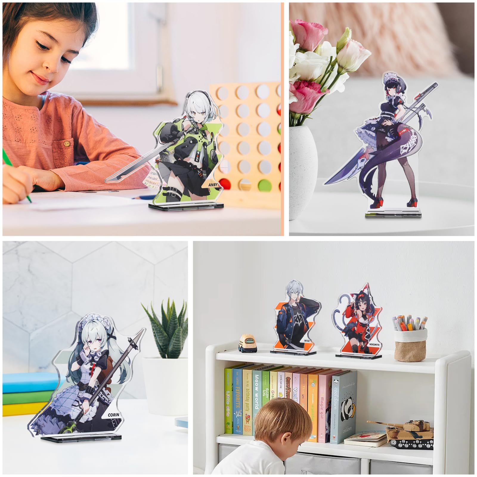 Amazon.com: UTIEHD Zenless Zone Zero Character Standees 3-Pack