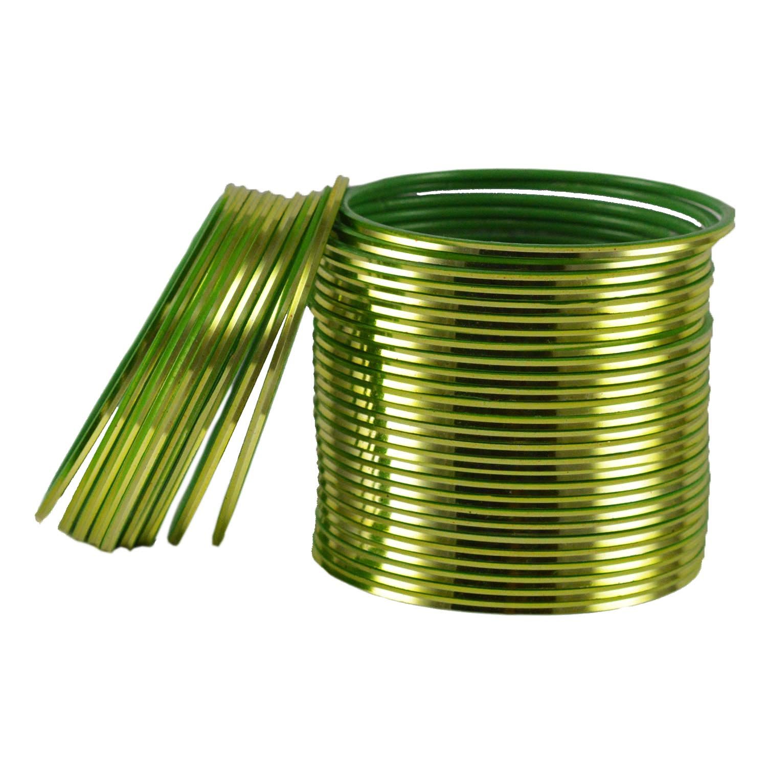 Vidhya Kangan Light Green Plain Brass Bangle ban1600-2.4 (B0CGXMYXSN) Amazon Price History, Amazon Price Tracker