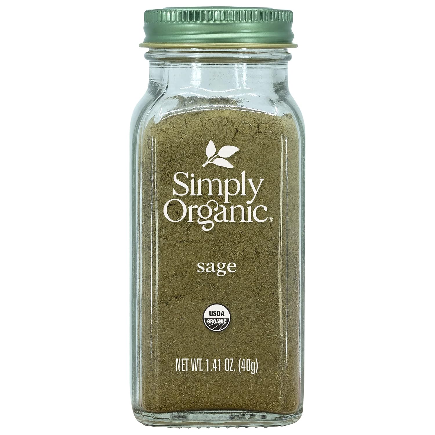Simply Organic Ground Sage Leaf, Certified Organic | 1.41 oz | Salvia officinalis L.