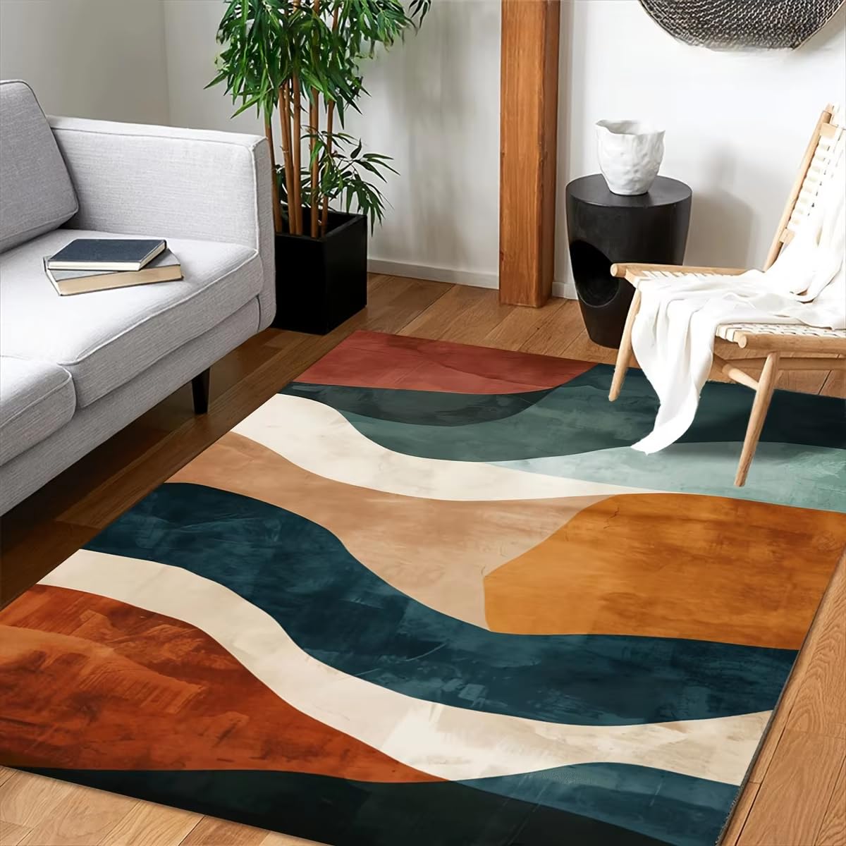 Tapis antidérapant lavable en tissage plat pour sécuriser et décorer votre entrée