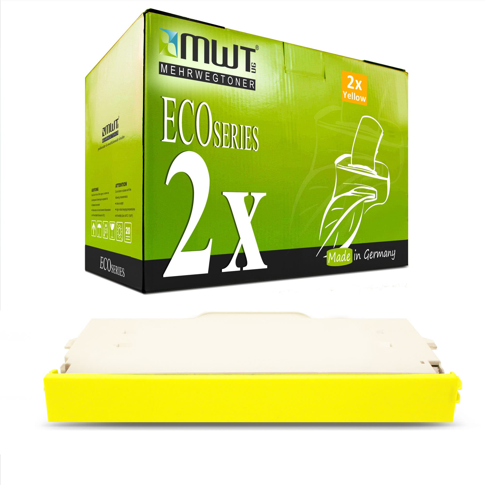 Toner jaune pour Optra C510 pour éliminer les traces d'impression - 2