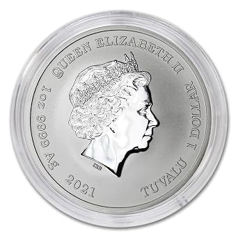 2021-1 oz Tuvalu Silver Marvel X-Men Wolverine Coin Brilliant Uncirculated (in Capsule) with Certificate of Authenticity $1 Seller BU