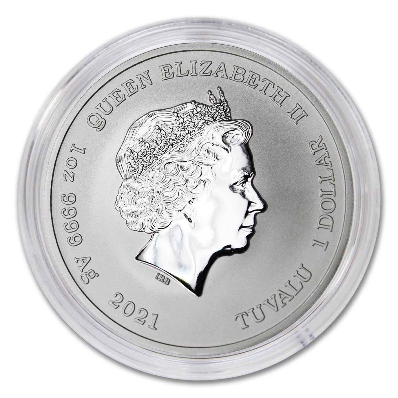 2021-1 oz Tuvalu Silver Marvel X-Men Wolverine Coin Brilliant