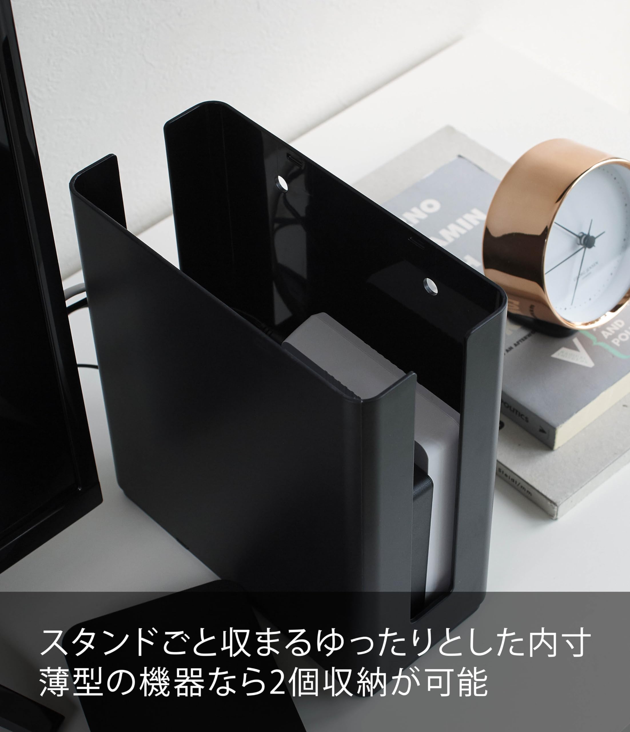 Buffalo nasne 2TB ブラック LAN 分岐 山崎実業ケースセット Buffalo nasne 2TB ブラック LAN 分岐 山崎実業ケースセット
