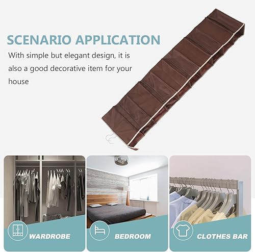 Miniatura 5 de Alipis 10 zapatero para armario plegable zapatero organizador de zapatos plegable soporte zapatos estante almacenamiento