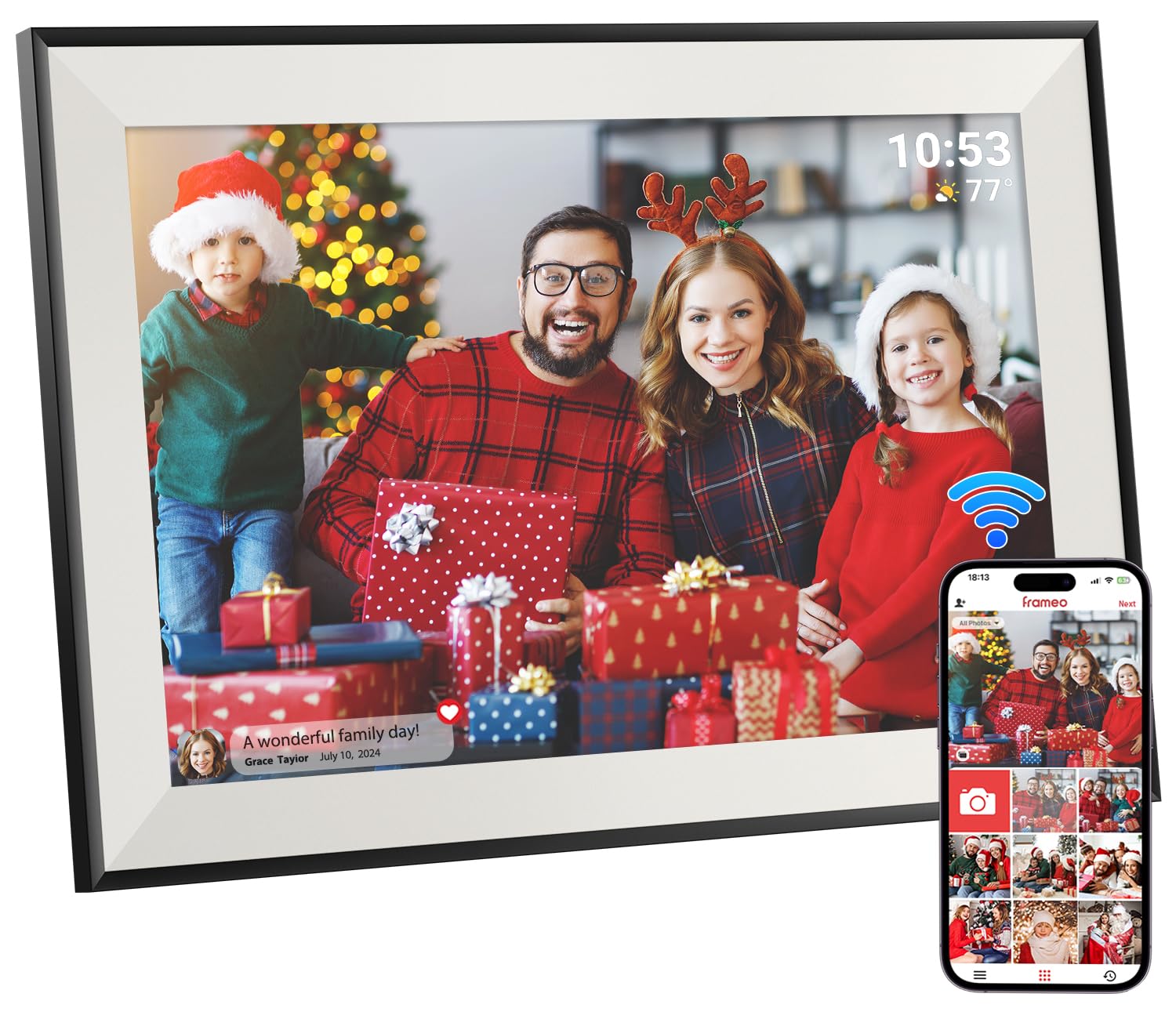 Hesmor Frameo Digital Photo Frame WiFi