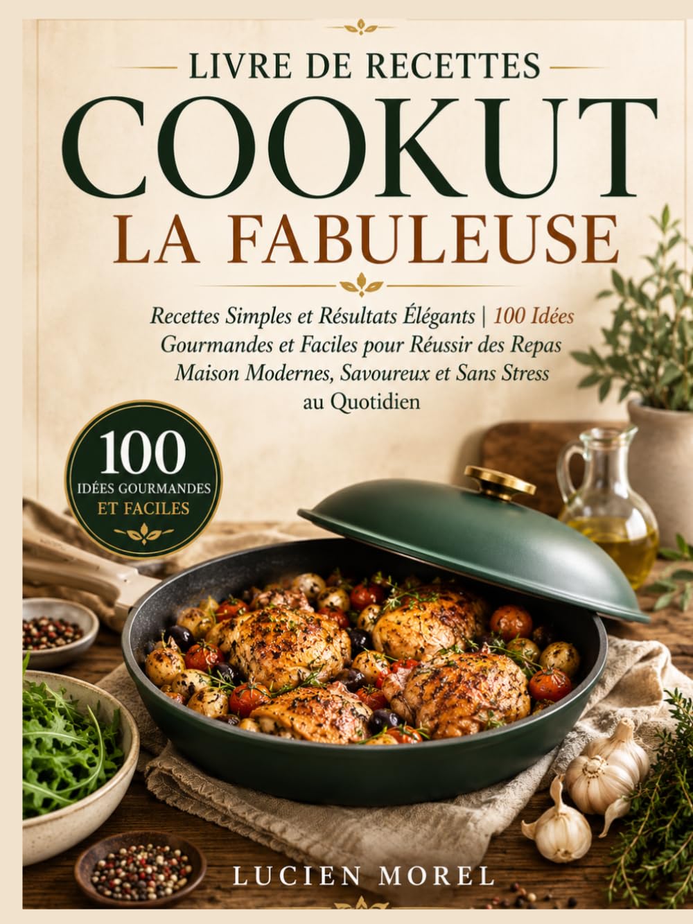 Livre De Recettes Cookut La Fabuleuse: Recettes Simples et Résultats Élégants | 100 Idées Gourmandes et Faciles pour Réussir des Repas Maison Modernes, Savoureux et Sans Stress au Quotidien
