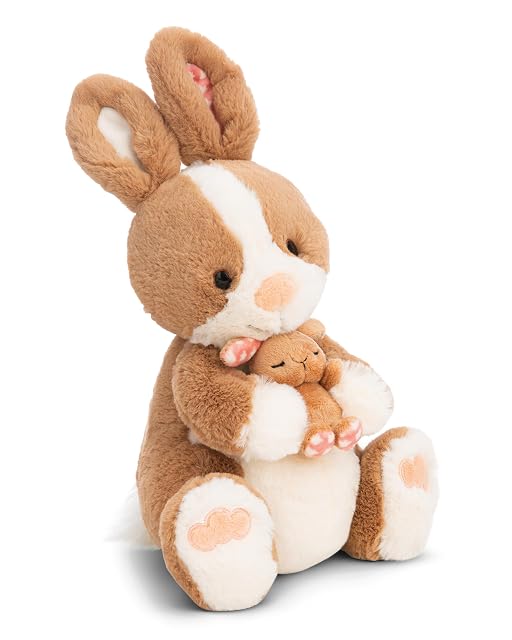 NICI peluche conejo Hopsala y su pequeño 35cm - marrón