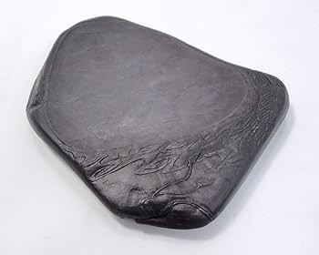 硯石 Amazon | 硯石 端渓硯 老坑 自然両面彫刻硯 4.0吋 （130×100