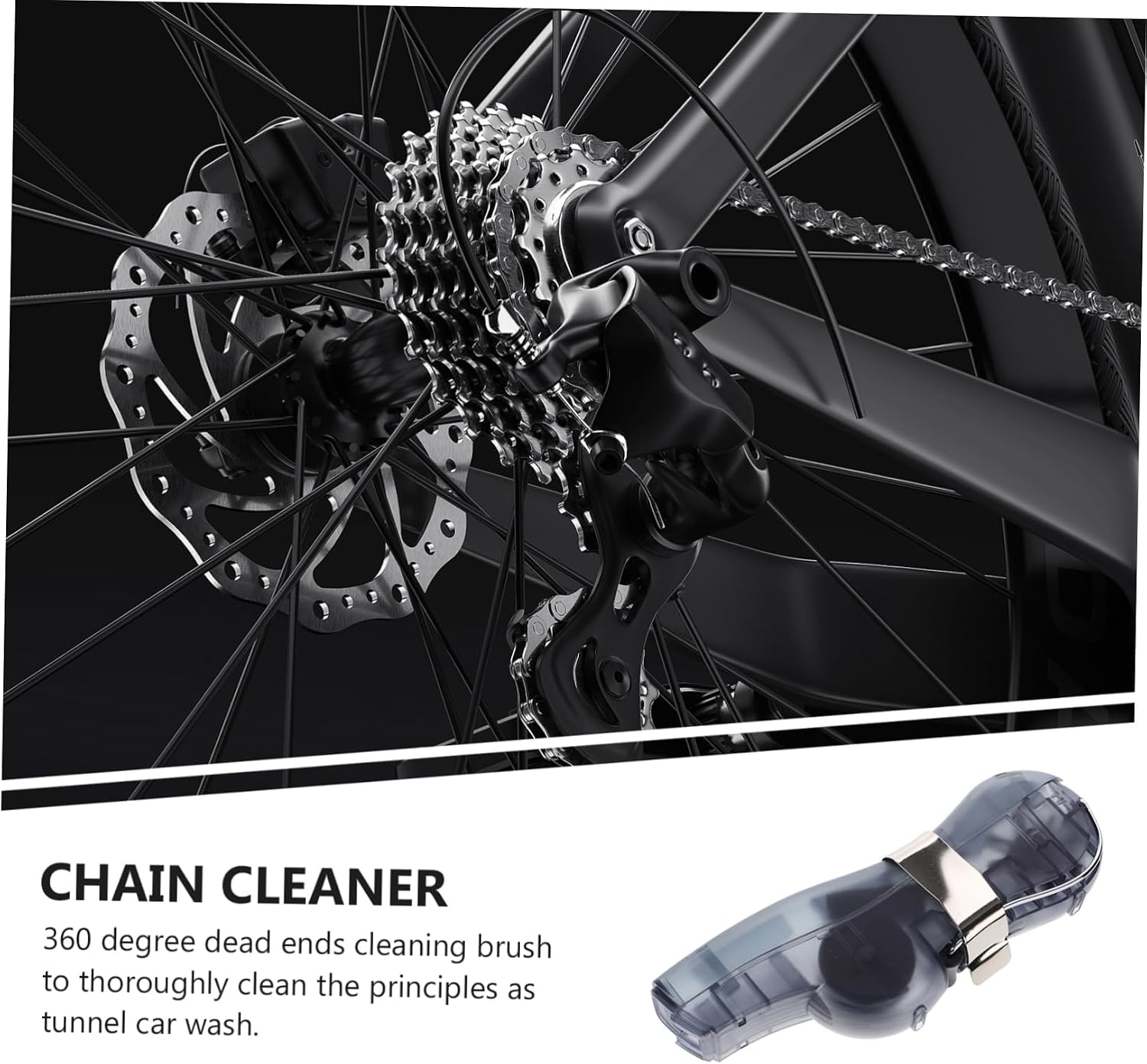 WOONEKY Motorcycle Chain Tool Material Chain Washing Kit for and Motorcycles Compact Design for Easy Carrying and Versatile Use Simplifies